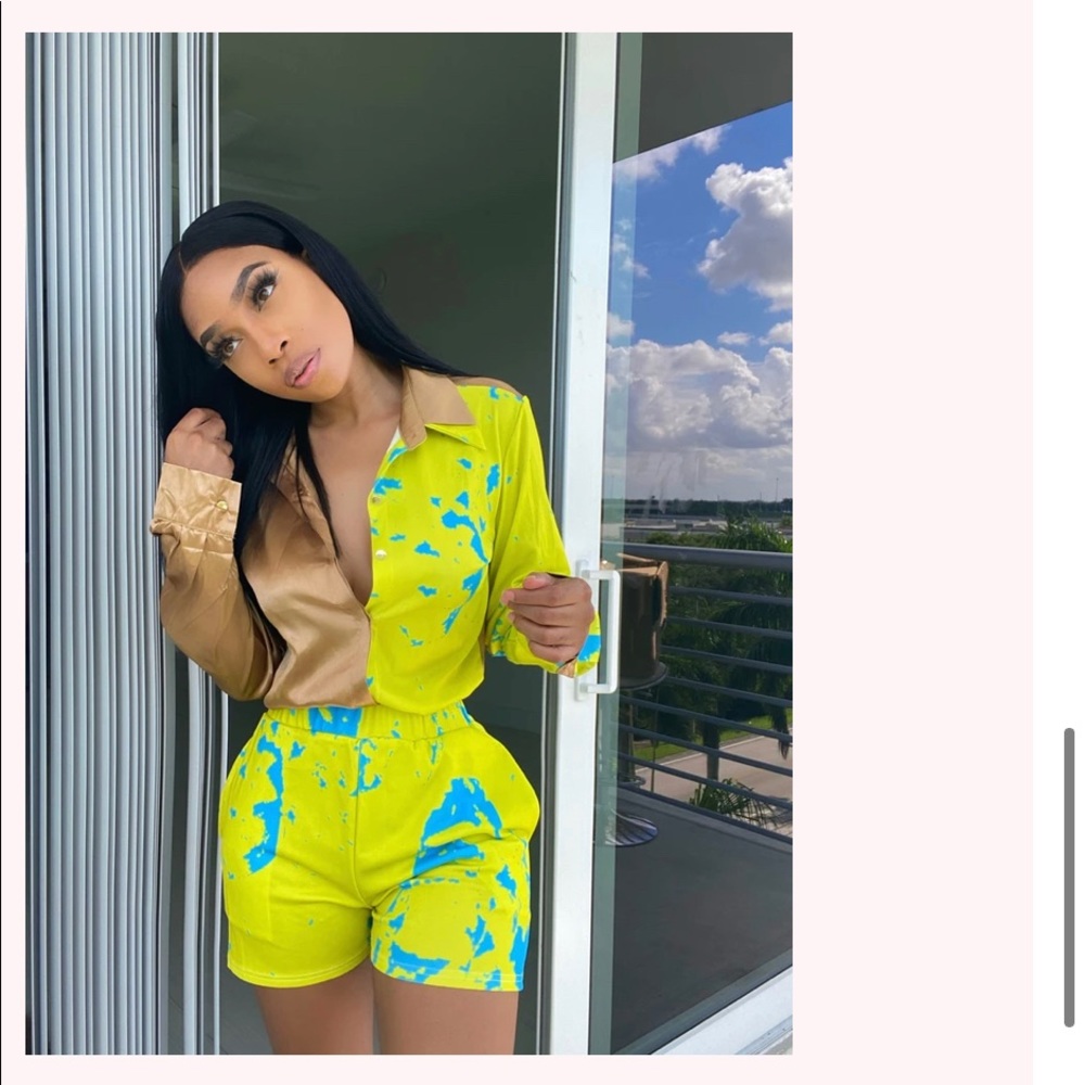 Two piece short set